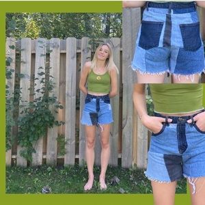 HOMEMADE PATCH SHORTS
